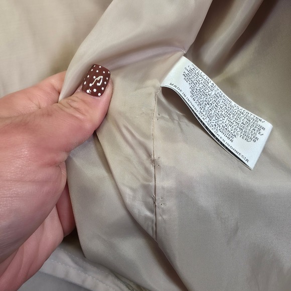 Worthington Trench‎ Coat Womens XL Beige Classic Old Money Timeless Capsule Chic - Picture 13 of 16